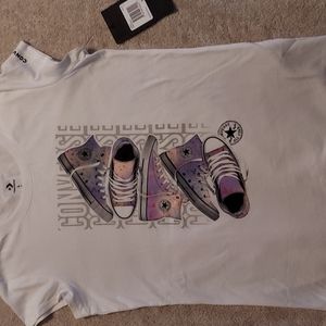 NWT Girls Converse Tshirt
